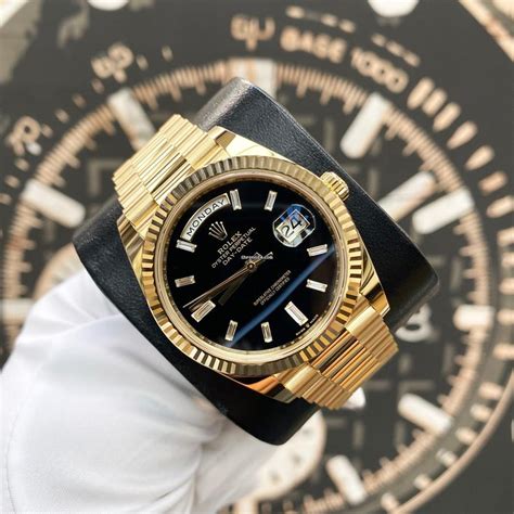 rolex daydate onyx dial|Rolex Day-Date 40 228238.